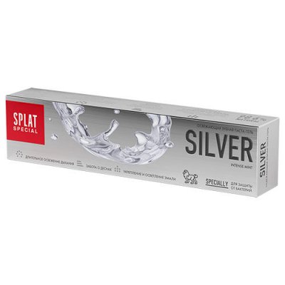 Купить сплат (splat) зубная паста специал серебро, 75мл в Дзержинске