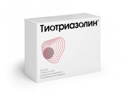 Купить тиотриазолин, раствор для внутривенного и внутримышечного введения 25мг/мл, ампулы 4мл, 10 шт в Дзержинске