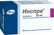 Купить инспра, таблетки, покрытые пленочной оболочкой 25мг, 30 шт в Дзержинске