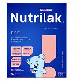 Купить нутрилак (nutrilak) премиум пре молочная смесь для недоношенных и маловесных детей, 350г в Дзержинске