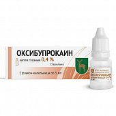 Купить оксибупрокаин, капли глазные 0,4%, флакон-капельница 5мл в Дзержинске