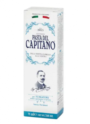 Купить pasta del сapitano 1905 (паста дель капитано) зубная паста для курящих, 75 мл в Дзержинске