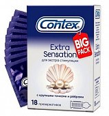 Купить contex (контекс) презервативы extra sensation 18шт в Дзержинске