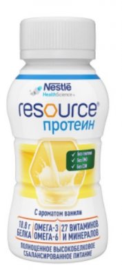 Купить resource protein (ресурс) смесь с высоким содержанием белка со вкусом ванили, 200мл в Дзержинске