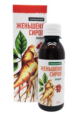 Купить женьшеня сироп макс энерджи консумед (consumed), флакон 150мл бад в Дзержинске