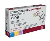 Купить via vit (виавит) глюкозамин максимум и хондроитин, таблетки 30шт бад в Дзержинске