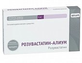 Купить розувастатин-алиум, таблетки, покрытые пленочной оболочкой 5мг, 30 шт в Дзержинске