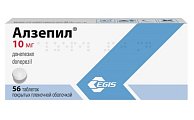 Купить алзепил, таблетки, покрытые пленочной оболочкой 10мг, 56 шт в Дзержинске