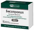 Купить бисопролол, таблетки, покрытые пленочной оболочкой 10мг, 60 шт в Дзержинске
