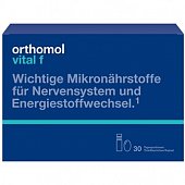 Купить orthomol vital f (ортомол витал ф), двойное саше (жидкость 20мл+капсула), 30 шт бад в Дзержинске