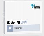 Купить лозартан, таблетки, покрытые пленочной оболочкой 50мг, 30 шт в Дзержинске