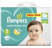 Купить pampers active baby (памперс) подгузники 5 юниор 11-16кг, 90шт в Дзержинске