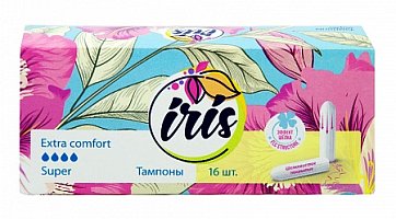 IRIS (ИРИС), тампоны Супер, 16шт