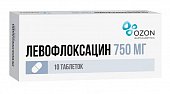 Купить левофлоксацин, таблетки, покрытые пленочной оболочкой 750мг, 10 шт в Дзержинске