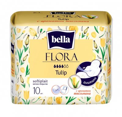 Купить bella (белла) прокладки flora с ароматом тюльпана 10 шт в Дзержинске