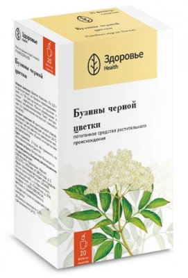 Купить бузины черной цветки, фильтр-пакеты 1,5г, 20 шт в Дзержинске