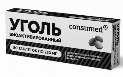 Купить уголь биоактивированный консумед (consumed), таблетки 50 шт бад в Дзержинске