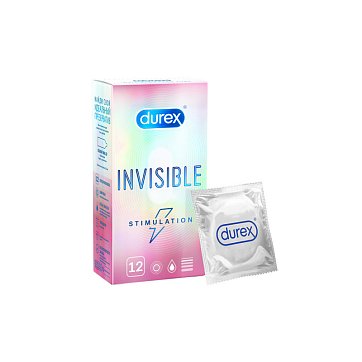 Durex (Дюрекс) презервативы Invisible Stimulation 12 шт