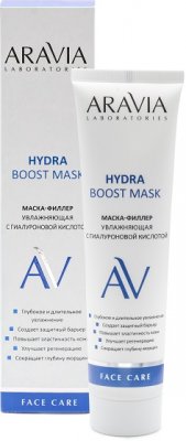 Купить aravia (аравиа) маска-филлер для лица увлажняющая гиалуроновая, 100мл в Дзержинске