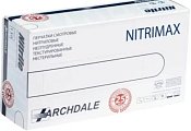 Купить перчатки archdale nitrimax смотровые нитриловые нестерильные неопудренные текстурные размер хs, 100 шт белые в Дзержинске