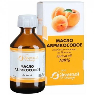 Купить масло косметическое абрикосовое флакон 50мл, зеленый доктор в Дзержинске