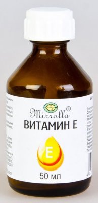Купить витамин е природный (токоферол) мирролла, флакон 50мл бад в Дзержинске