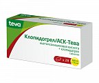 Купить клопидогрел/аск-тева, таблетки 100мг+75мг, 28 шт в Дзержинске