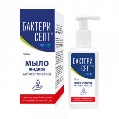 Купить бактерисепт проф, мыло жидкое антисептическое, 180мл в Дзержинске