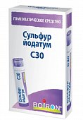 Купить сульфур йодатум с30 гомеопатические монокомпонентный препарат минерально-химического происхождения, гранулы гомеопатические 4 гр в Дзержинске