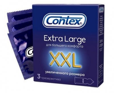 Купить contex (контекс) презервативы extra large увеличенного размера 3шт в Дзержинске