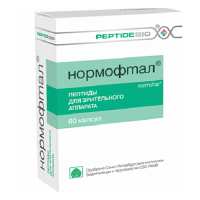 Купить peptidebio (пептибио) нормофтал, капсулы 200мг, 60 шт бад в Дзержинске