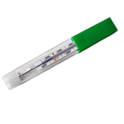 Купить термометр медицинский безртутный стеклянный с колпачком для легкого встряхивания в Дзержинске
