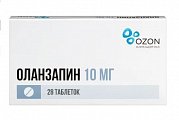 Купить оланзапин, таблетки диспергируемые в полости рта 10 мг, 28 шт в Дзержинске