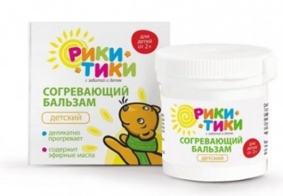 Купить рики тики бальзам для тела согревающий детский, 30мл в Дзержинске