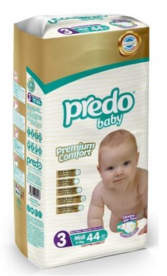 Купить predo (предо) baby pants подгузники размер 3, 4-9кг, 44 шт в Дзержинске