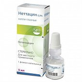 Купить неттацин, глазные капли 0,3%, 5мл в Дзержинске
