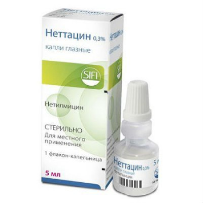 Купить неттацин, глазные капли 0,3%, 5мл в Дзержинске