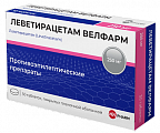 Купить леветирацетам велфарм, таблетки покрытые пленочной оболочкой 250 мг, 30 шт в Дзержинске