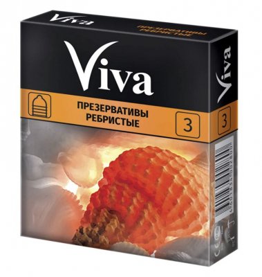 Купить viva (вива) презервативы ребристые 3шт в Дзержинске