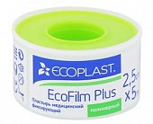 Купить ecoplast ecofilm plus пластырь медицинский фиксирующий полимерный 2,5см х 5м в Дзержинске