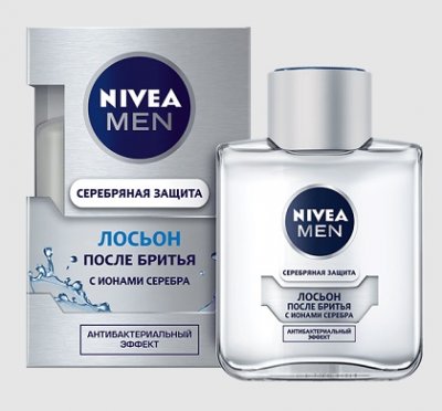 Купить nivea (нивея) для мужчин лосьон против бритья серебряная защита, 100мл в Дзержинске