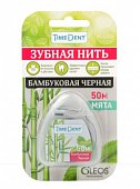 Купить таймдент (timedent) зубная нить бамбуковая черная, 50м в Дзержинске