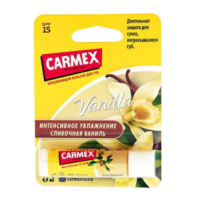 Купить кармекс (carmex) бальзам для губ ваниль, 4,25г spf15 в Дзержинске