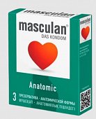 Купить masculan (маскулан) презервативы облегающей анатомической формы anatomic, 3 шт в Дзержинске