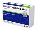 Купить мемантин-велфарм, таблетки, покрытые пленочной оболочкой 10мг, 90 шт в Дзержинске