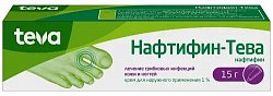 Купить нафтифин-тева, крем для наружного применения 1%, 15г в Дзержинске