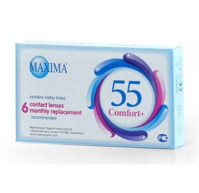 Купить контактные линзы maxima 55 comfort plus №6, -3,75 в Дзержинске