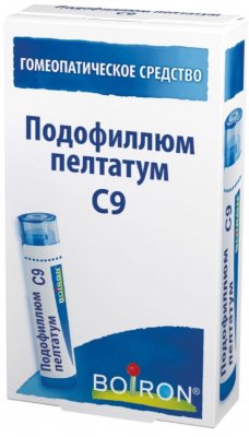 Купить подофиллюм пелтатум с9 гомеопатические монокомпонентный препарат растительного происхождения гранулы гомеопатические 4 гр в Дзержинске