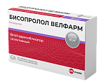 Купить бисопролол велфарм, таблетки, покрытые пленочной оболочкой 10мг, 30 шт в Дзержинске