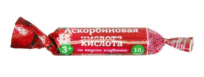 Купить аскорбиновая кмслота консумед (consumed), таблетки 2,6г со вкусом клубники, 10 шт бад в Дзержинске